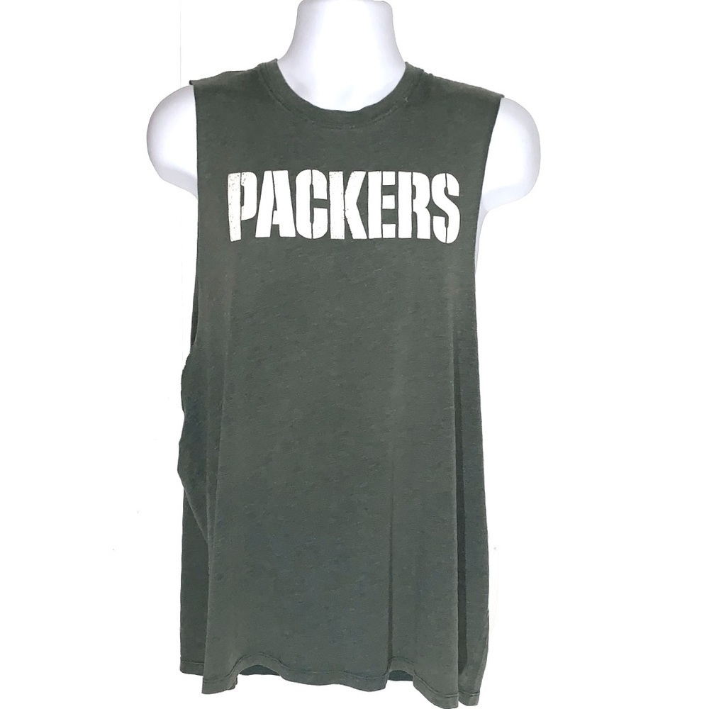 Vintage Packers Sleeveless Tshirt faded Green XXL/TTG